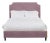 Reagan Full/Double Bedframe, Plum Linen For Sale