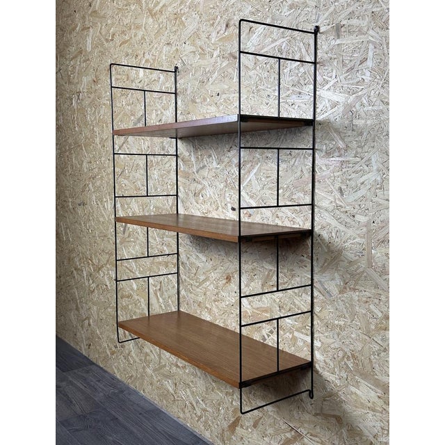 Danish String Style Wall Shelf in Teak from WHB, Germany, 1960s For Sale - Image 11 of 18