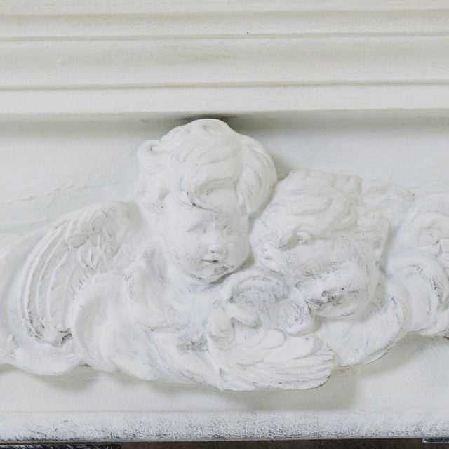 White Decorative Fireplace, 1920s For Sale - Image 3 of 5