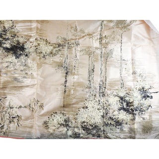 Vintage Silk Les Sylphides by Schiaparelli 1 Yd. Sample Fabric For Sale