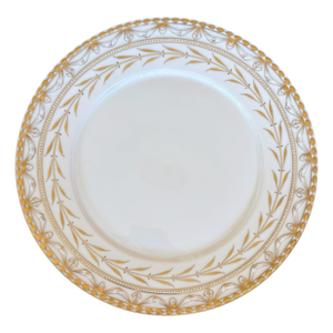Early 20th Century KPM German Porcelain Kurland Gold Laurel & Swags Dinner Plate - 1 of 18