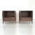 Pair of Sculptural Nighstands in Walnut For Sale In Los Angeles - Image 6 of 11