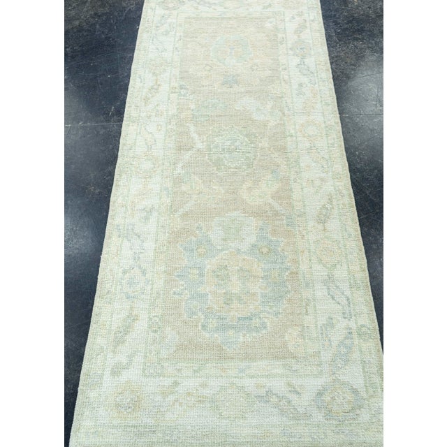 Turkish Oushak Rug 2'2" x 5'2" #19843 Explore a curated collection of hallway runners, wool rugs, and handmade...