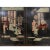 Late 19th Century 19th Century Antique Chinese Color Painted Black Twin Cabinet For Sale - Image 5 of 13