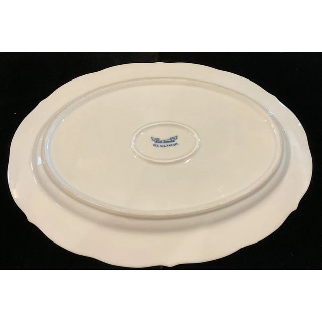 Blue Danube Vintage Blue Danube Blue Onion 14" Oval Serving Platter Tray For Sale - Image 4 of 4