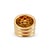 Vintage 18k Yellow Gold 4.16ctw Invisible Set Ruby Diamond Mystery Band Ring, Size 7.75 For Sale In Houston - Image 6 of 8