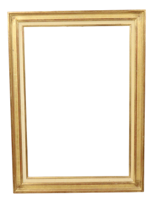 Sleek Gold Wooden Painting Frame