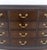 Late 20th Century Drexel Mahogany Banded Top Brass Pulls 12 Drawers 75" Long Dresser Credenza MINT For Sale - Image 5 of 15