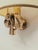 Vintage Cast Bow with Parchment Fan, 1950s, in Very Good conditions. Designed 1950 to 1959 Up to 250V (Europe/UK...