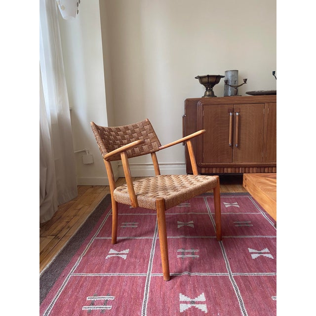 1930's Rope Chair Attributed to Karl Schrøder For Sale - Image 11 of 12