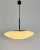 Stilnovo Large Italian Opaline Glass and Brass Pendant Light from Stilnovo, 1970s For Sale - Image 4 of 13