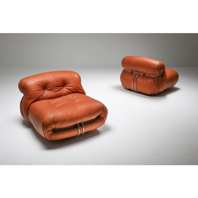 1970s Vintage Cassina Soriana Lounge Chairs By Afra And Tobia Scarpa A Pair Chairish