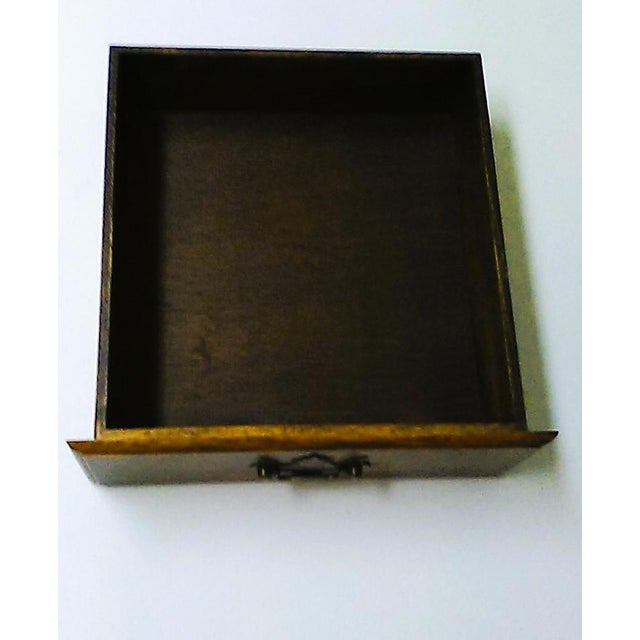 Wood Vintage Oak Accent / End / Side Table For Sale - Image 7 of 9