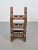 Brown Vintage Japandi Oak Brutalist Wine Rack, 1950s For Sale - Image 8 of 10