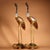 This exquisite pair of figures depicts cranes standing atop mythical turtle-dragon bases (Xuanwu), traditional symbols of...