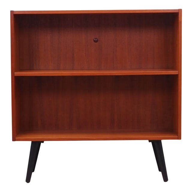 Vintage Danish Teak Bookcase, 1970s For Sale