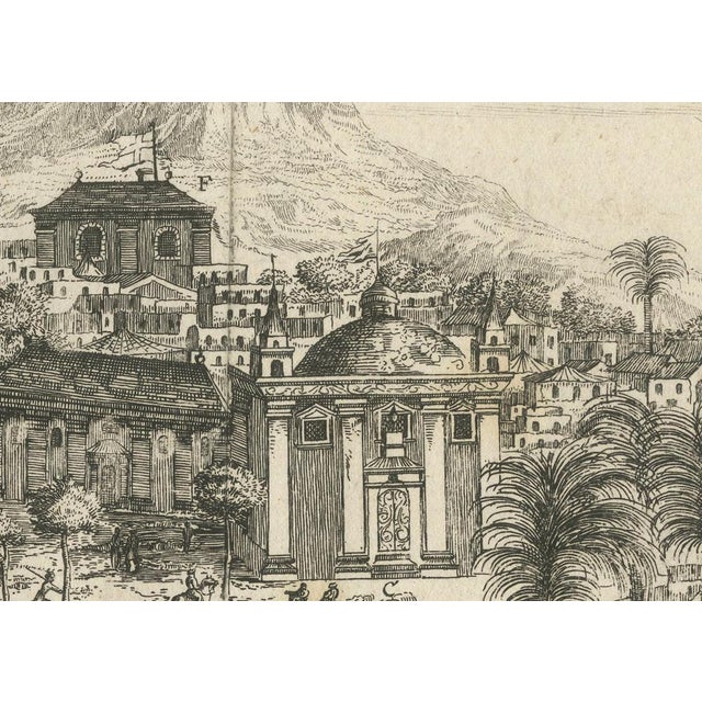 J.C. Haffner, Panoramic View of Isfahan, 1690, Paper For Sale - Image 3 of 8