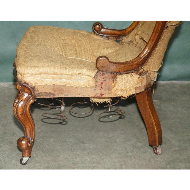 Antique Victorian Medallion Back Chair For Sale - Image 13 of 17