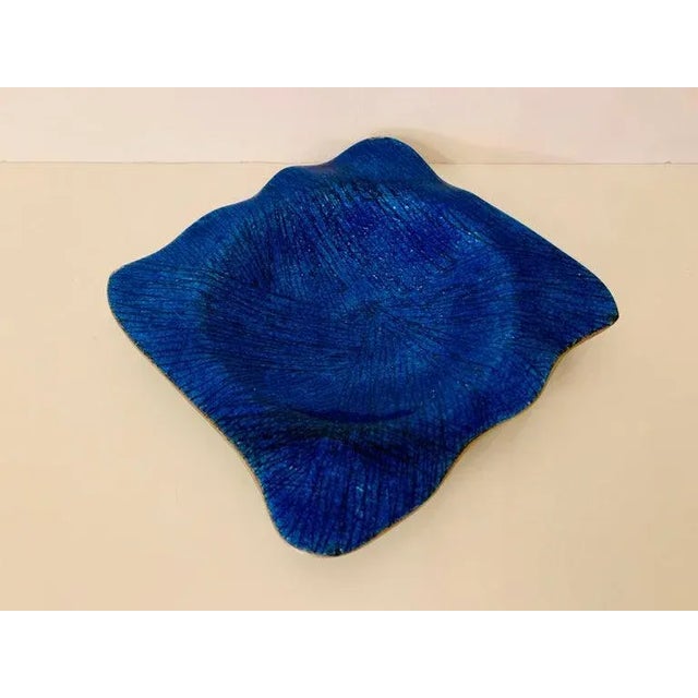 Del Campo 1960s Italian Mid Century Enamel Bowl Tray For Sale In New York - Image 6 of 13