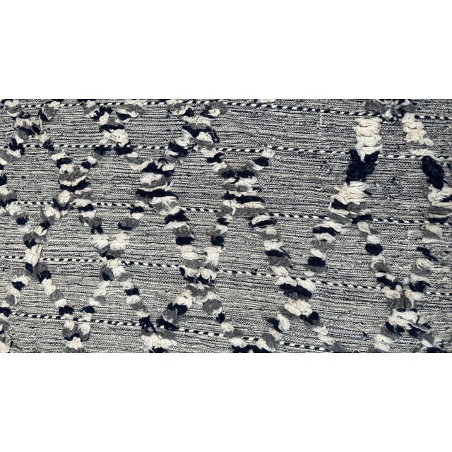 Cream Beni Ourain Rug - 7'6" X 10'5" Ft For Sale - Image 8 of 10