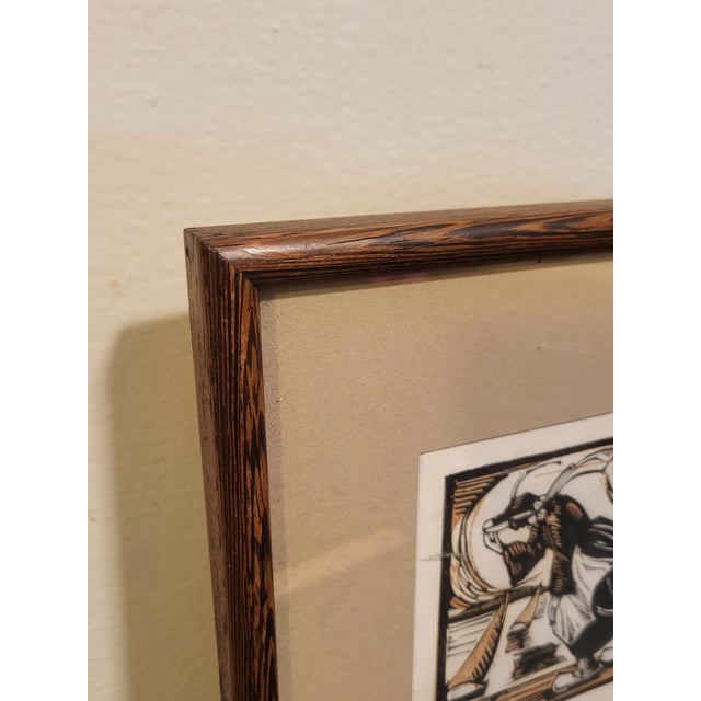 Artist Signed / Numbered Limited Edition 3/50 It is framed & matted, in excellent condition.