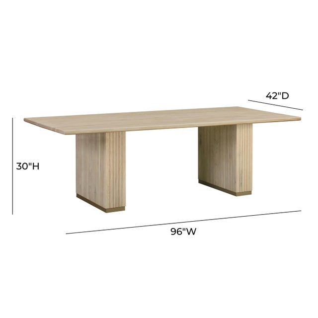 2020s Chelsea Ash Dining Table For Sale - Image 5 of 7
