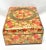 Vintage Kashmiri Hand-Painted Papier-Mâché Floral Box, Large 8-Inch For Sale - Image 4 of 11