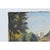 French Vintage Landscape Painting with Cathedral For Sale - Image 4 of 9