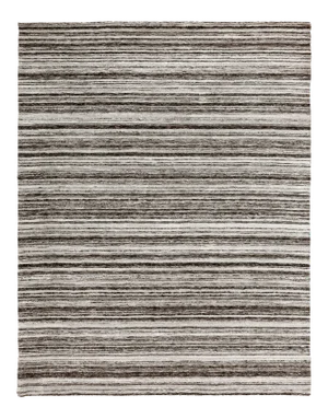Exquisite Rugs Northampton Hand Loom Wool Charcoal & Silver - 9'x12'