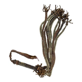 Early 20th Century Dinka Ceremonial Coin Whisk South Sudan For Sale