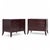 Barbara Barry for Baker Mahogany Commode Nightstand End Tables - Pair Each nightstand measures: 32 wide x 22 deep x 27...