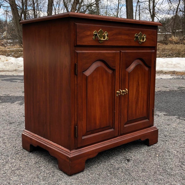 Solid Cherry Henkel Harris Nightstand Chairish