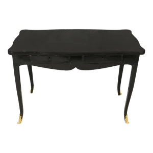 Louis XV Style Ebonized Writing Desk