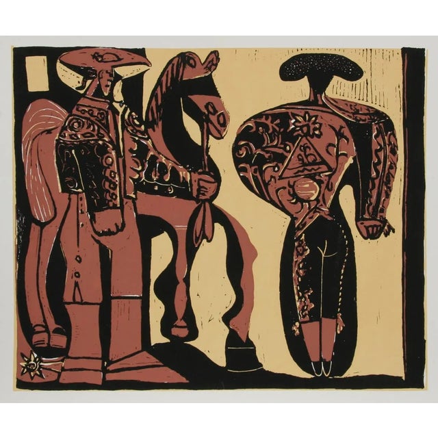 Bullfighter Pablo Picasso Year: circa 1965 Medium: Serigraph Poster Edition: N/A Size: 20 in. x 26 in. (50.8 cm x 66.04...