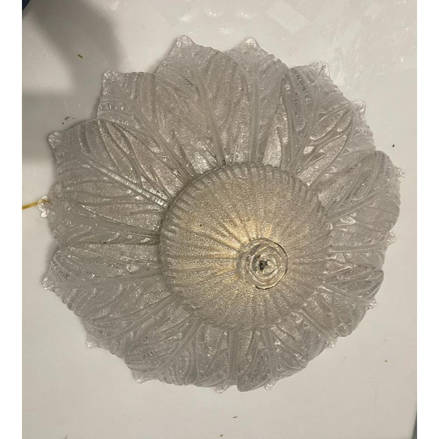 Venetian Murano Glass Flush Mounts, 1960s, Set of 2 For Sale - Image 13 of 17