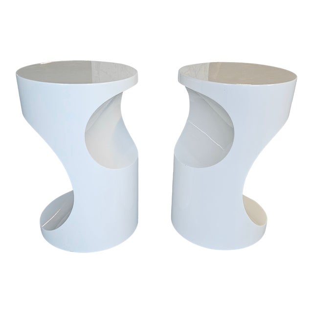 Artistica Home Outdoor Mar Monte Round Spot Tables - a Pair For Sale