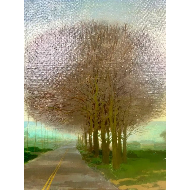 Alex Bloch Quiet Country Road Oil on Canvas Signed & Framed 2000' S For Sale In New York - Image 6 of 16