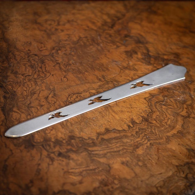 Antique British Silver Letter Opener from Asprey & Co, 1913 For Sale - Image 9 of 10