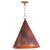 Our Copper Cone Pendant works beautifully on it's own, or grouped with multiple pieces. The copper is drenched in an acid...