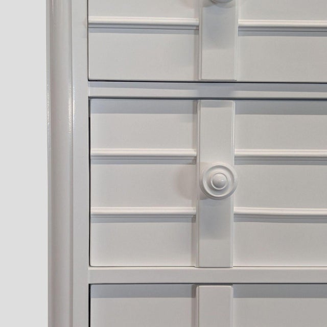 2010s Stanley Furniture Cypress Grove White 5-Drawer Tall Dresser – Modern Classic Storage For Sale - Image 5 of 10