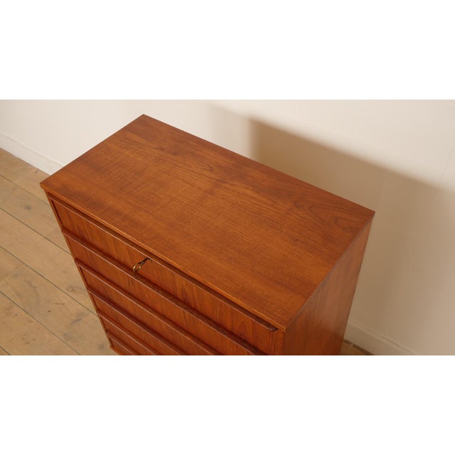 Vintage Danish Chest of Drawers in Teak For Sale - Image 4 of 10