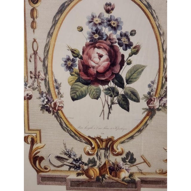 Late 20th Century John Richards Framed Rose Devotional Prints in Ornate Gold Shadowboxes -Pair For Sale - Image 11 of 18
