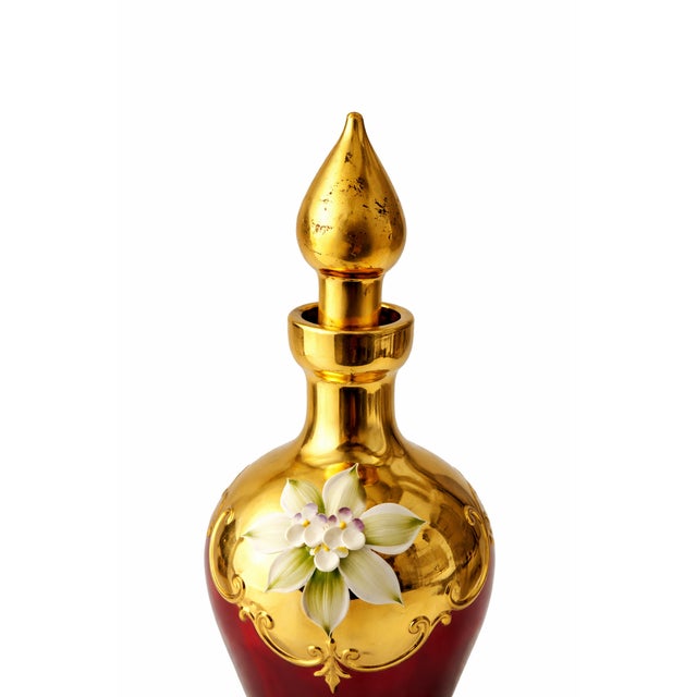 Vintage Murano Glass Liquor Service, 1980s, Set of 7 For Sale - Image 6 of 12