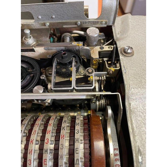 Metal Electromechanical Wheel-Based Cipher Machine, 1950s For Sale - Image 7 of 15