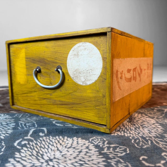 Wood Japanese Kateiyaku Medicine Box, 1950s For Sale - Image 7 of 11