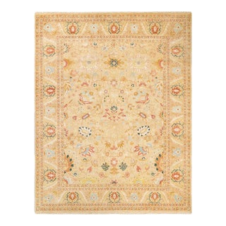 Mogul Collection Hand-Knotted Area Rug - Ivory 8' 3" x 10' 4" For Sale