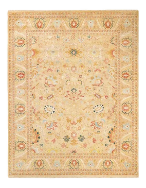 Mogul Collection Hand-Knotted Area Rug - Ivory 8' 3" x 10' 4"