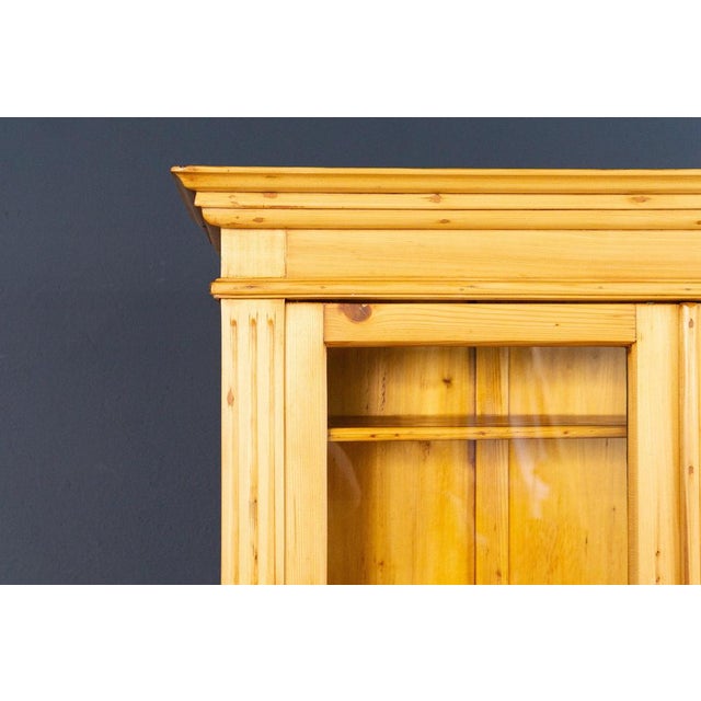 Vintage Display Softwood Cupboard For Sale - Image 12 of 18