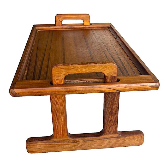 Vintage Dansk Teak Wood Breakfast/Laptop Tray For Sale - Image 12 of 12
