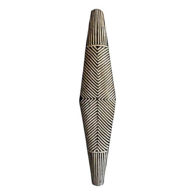 Vintage Elongated Zulu Shield Wall Decor For Sale